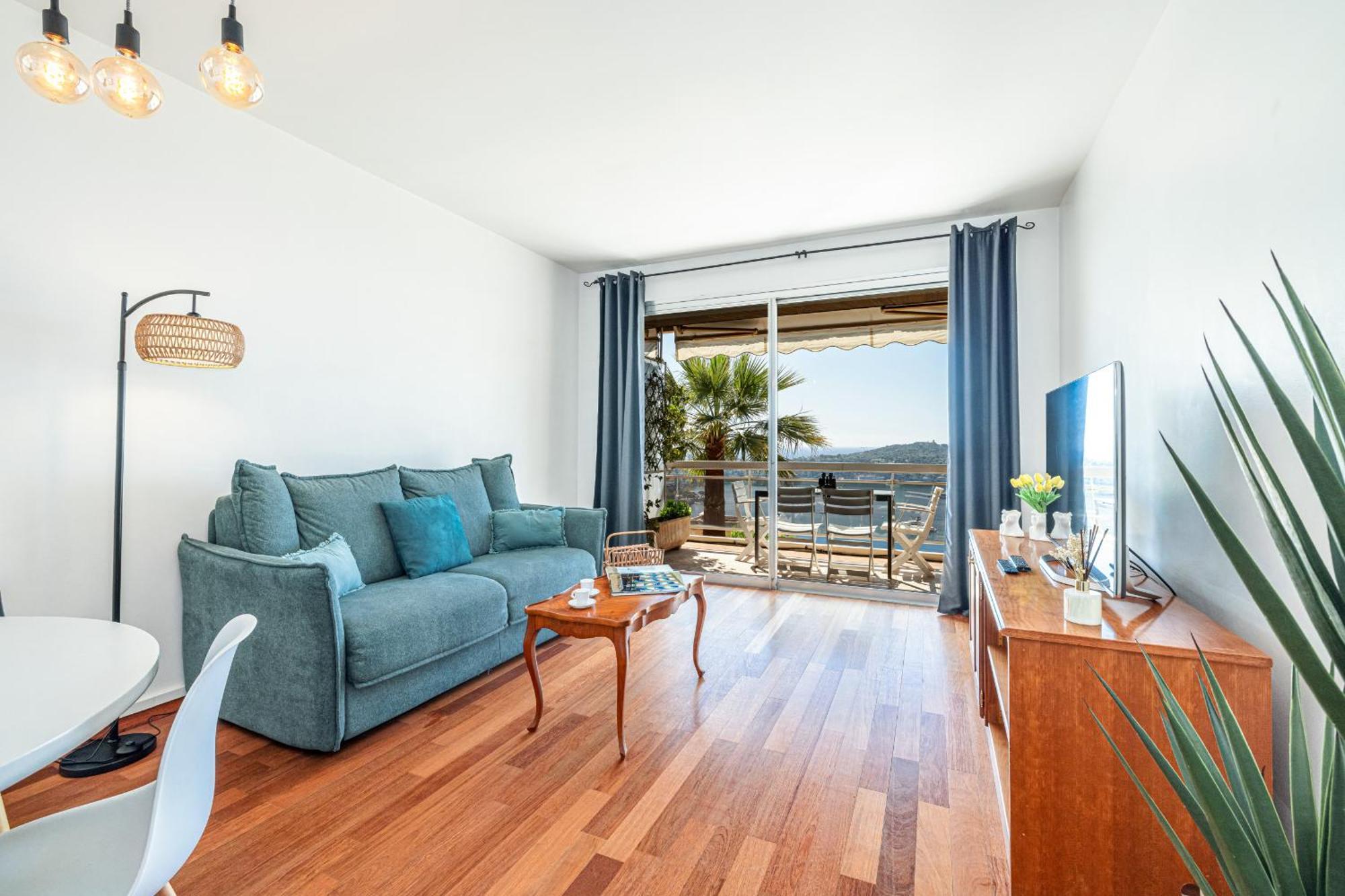 빌프랑슈쉬르메르 Extraordinary Sea View - 1 Bdr With Ac 아파트 외부 사진